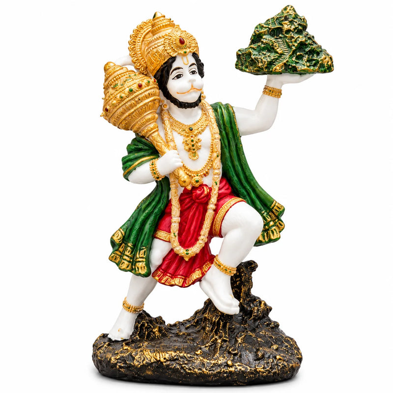 Hanuman Statue with Sanjeevani Mountain