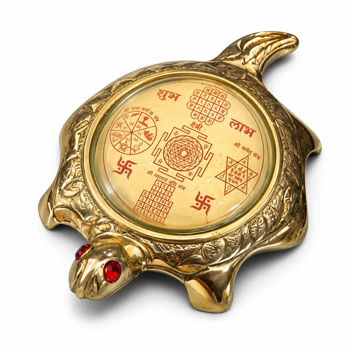 Brass Shree Yantra Vastu Plate