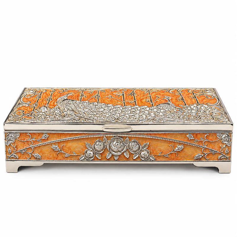 German Silver Keepsake Storage Box
