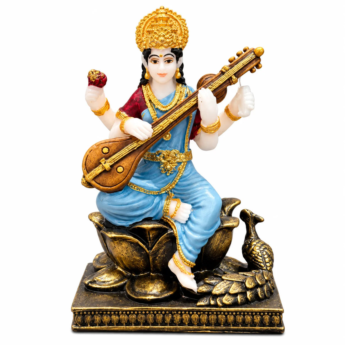 Goddess Saraswati Statue | Veena Playing Saraswati Maa Idol